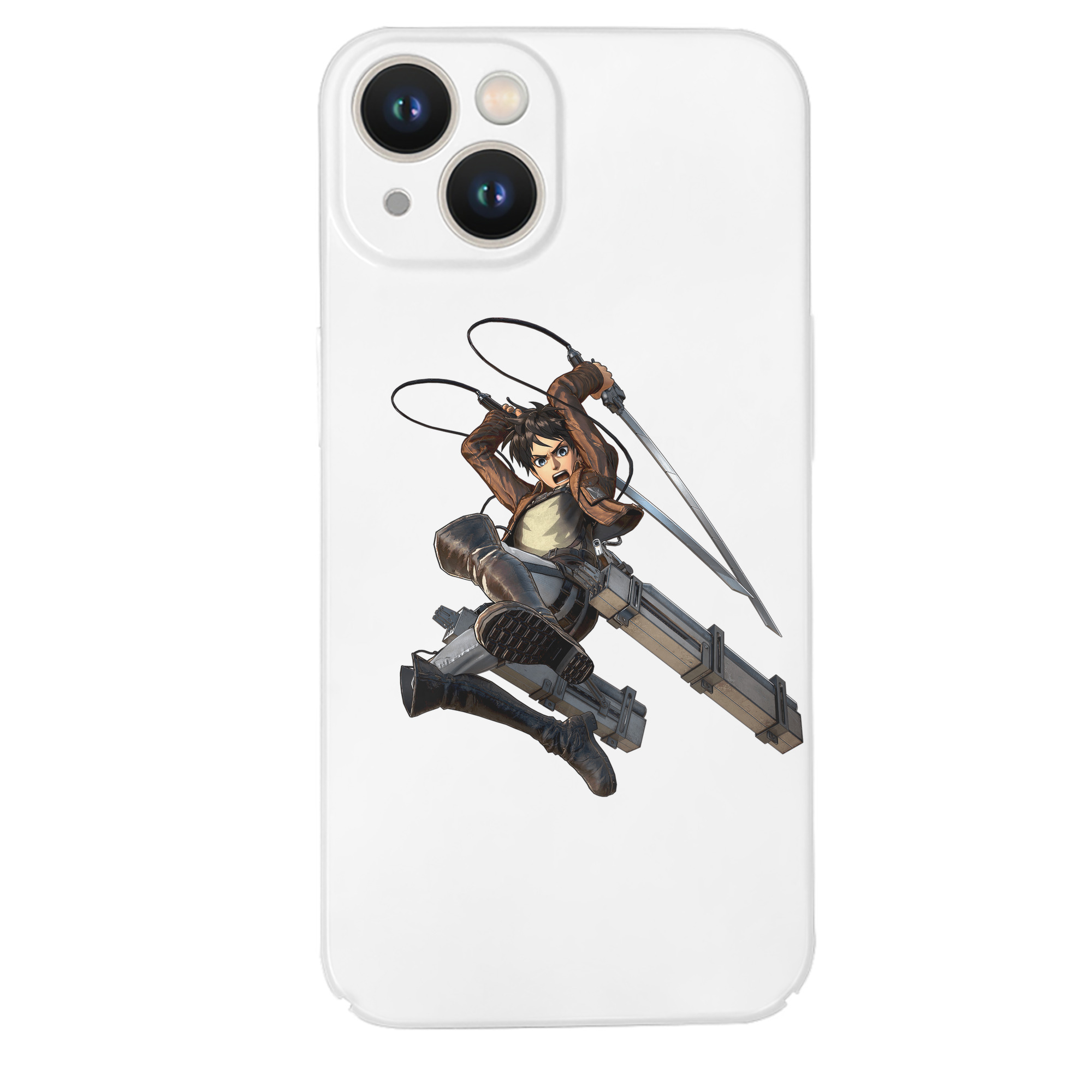 （画像用） 進撃の巨人 エレン･イェーガー Attack on Titan Eren Jäger 【iPhone 14シリーズ対応】ハードケース